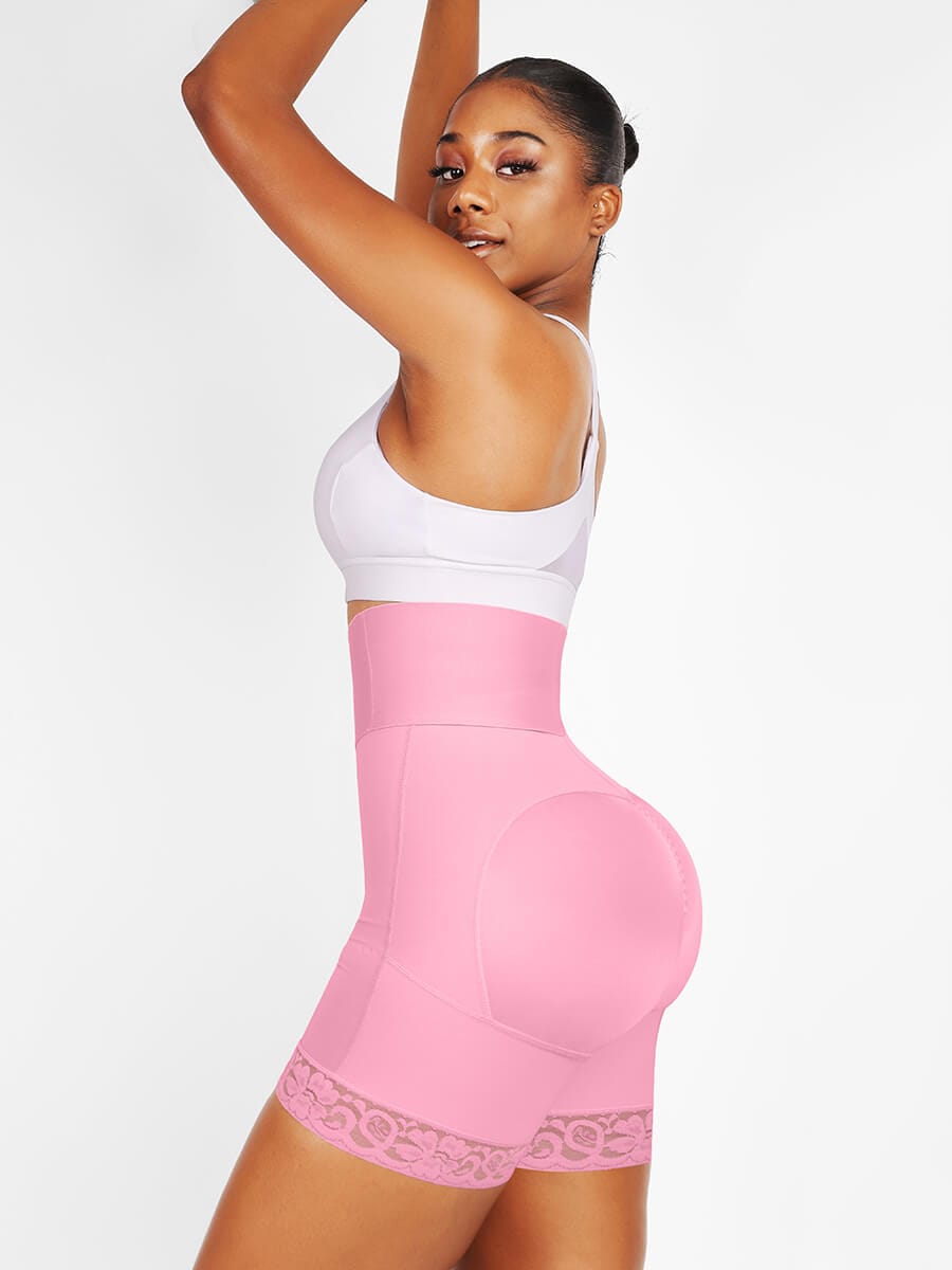  3-bones Triple-breasted High-waisted Elastic Body Butt Lifter