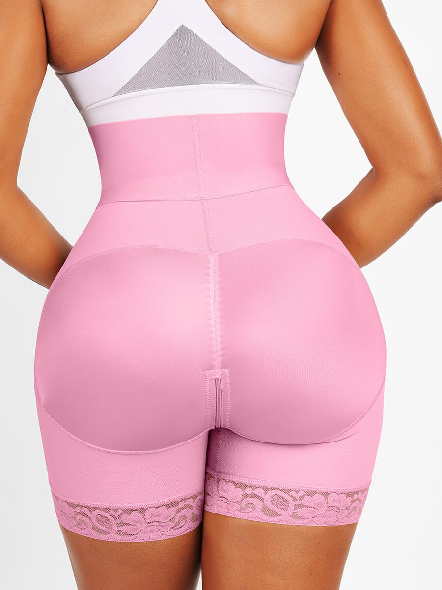  3-bones Triple-breasted High-waisted Elastic Body Butt Lifter