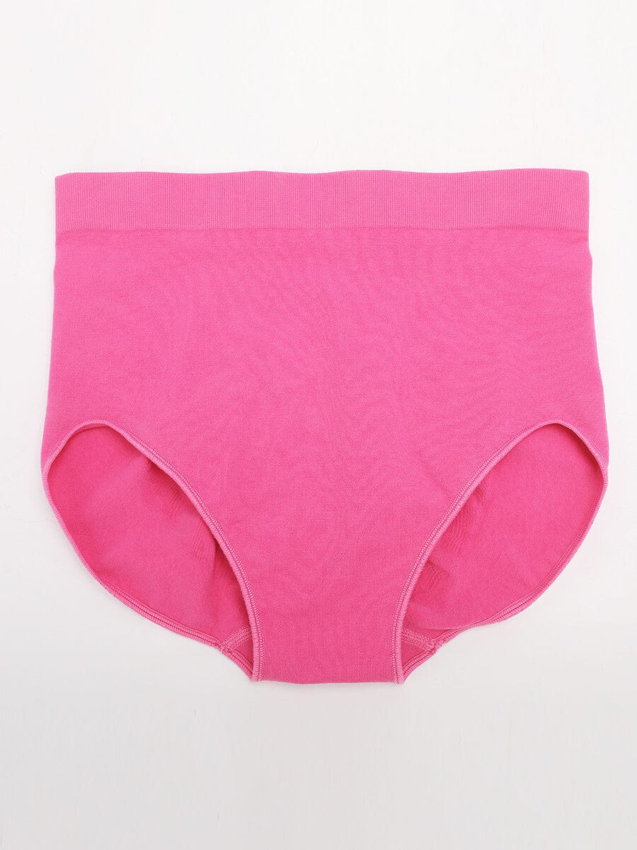  Seamless High-Waist Tummy Control Antibacterial Peach Hip Brief