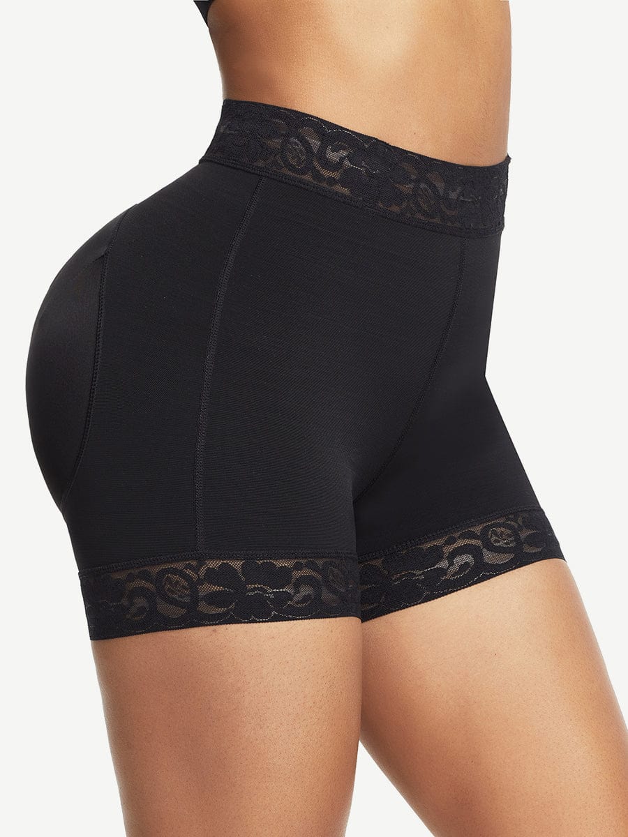  Good High Waist Lace Butt Enhancer Panty Curve Smoothing