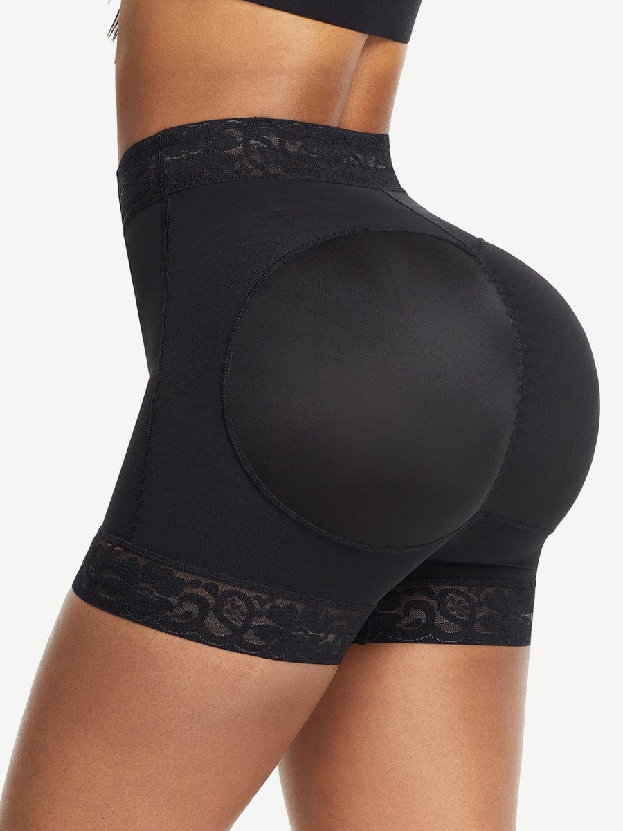  Good High Waist Lace Butt Enhancer Panty Curve Smoothing
