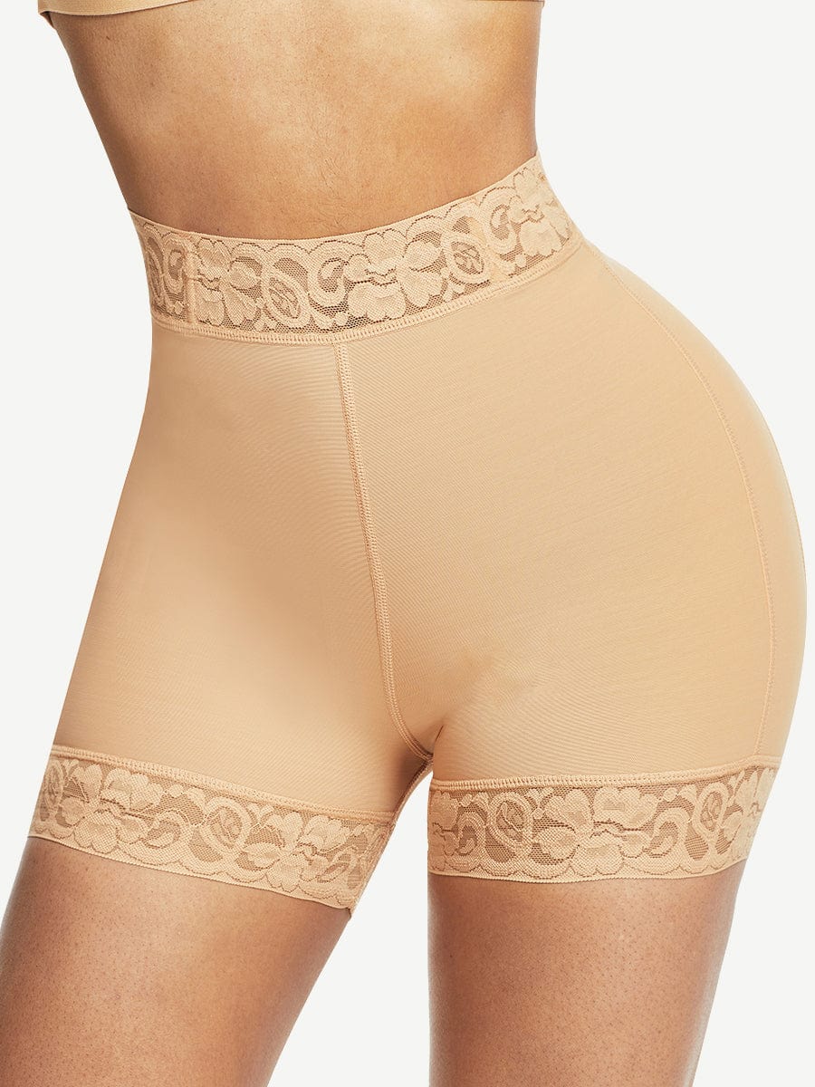  Good High Waist Lace Butt Enhancer Panty Curve Smoothing