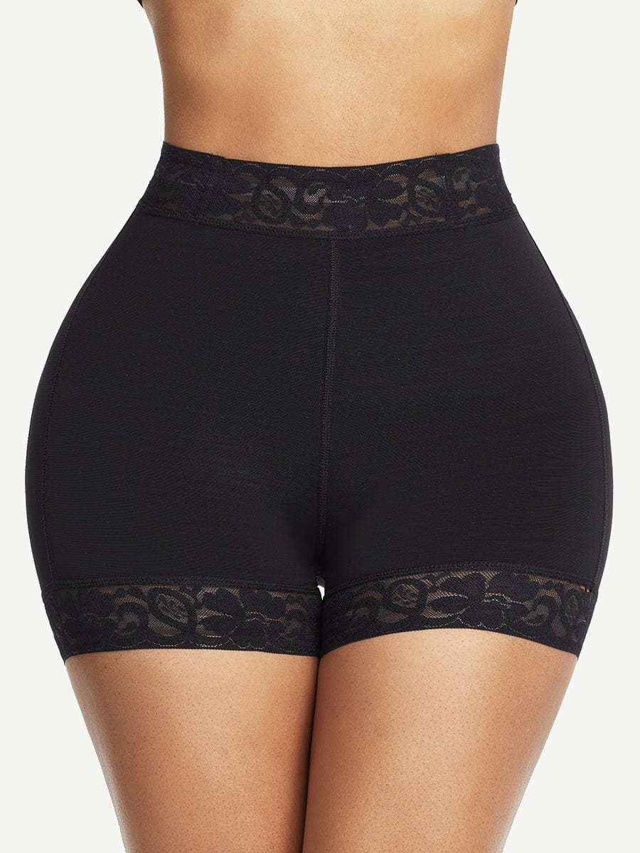  Good High Waist Lace Butt Enhancer Panty Curve Smoothing