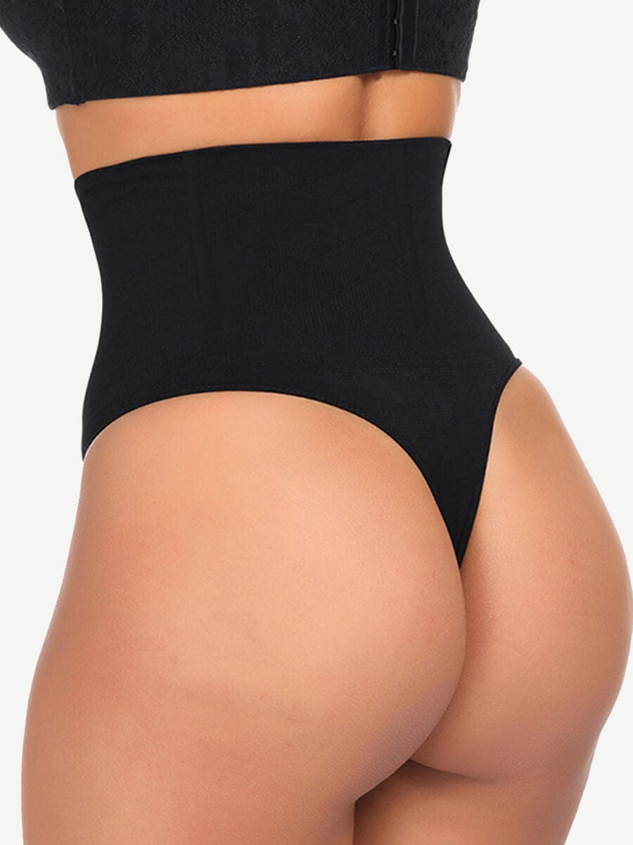  Seamless Instant Smooth 4 Steel Bones Shapewear Thong Natural Shaping