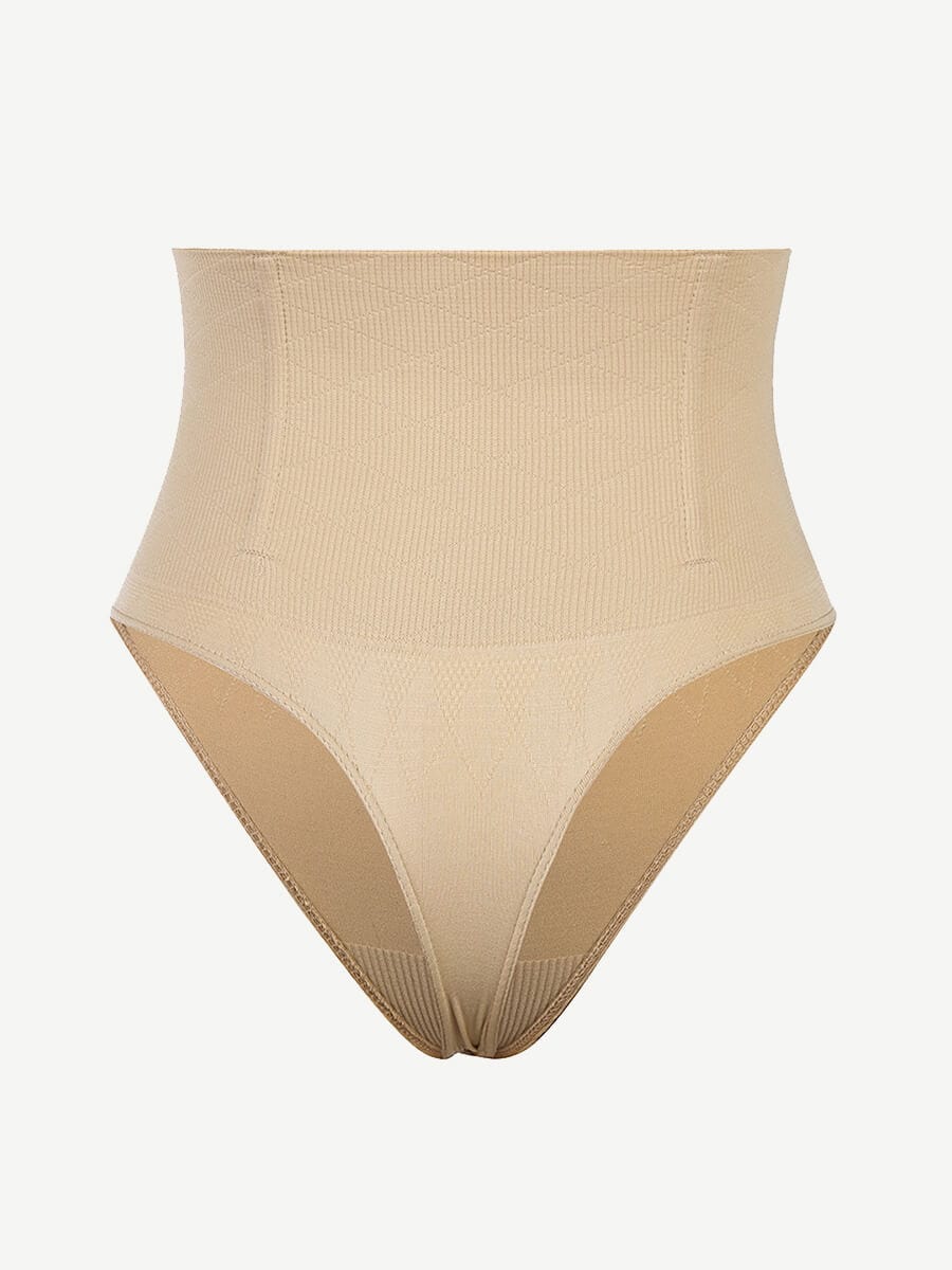  Seamless Instant Smooth 4 Steel Bones Shapewear Thong Natural Shaping