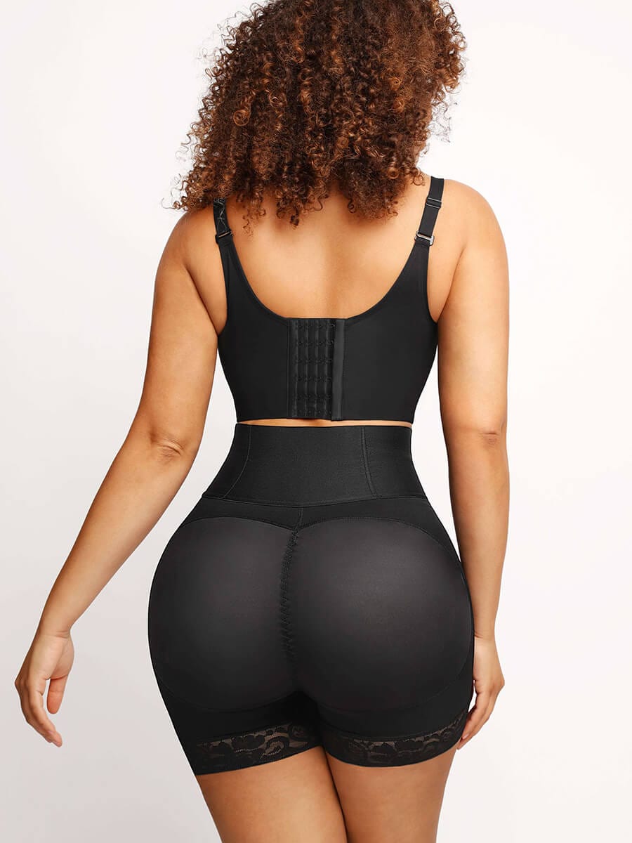  Butt Lifter Tummy Control Middle Waisted Mid Thigh Shaper Shorts