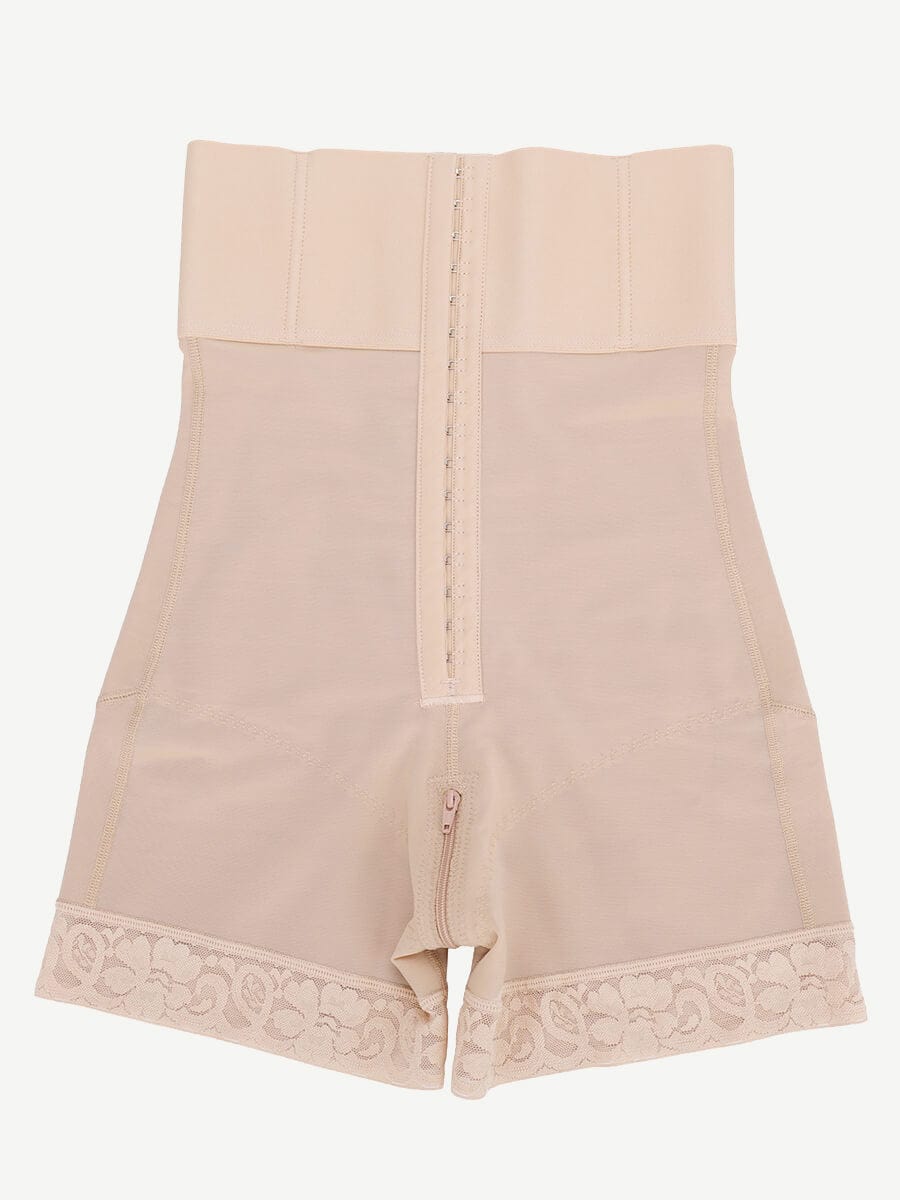  3-bones Triple-breasted High-waisted Elastic Body Butt Lifter