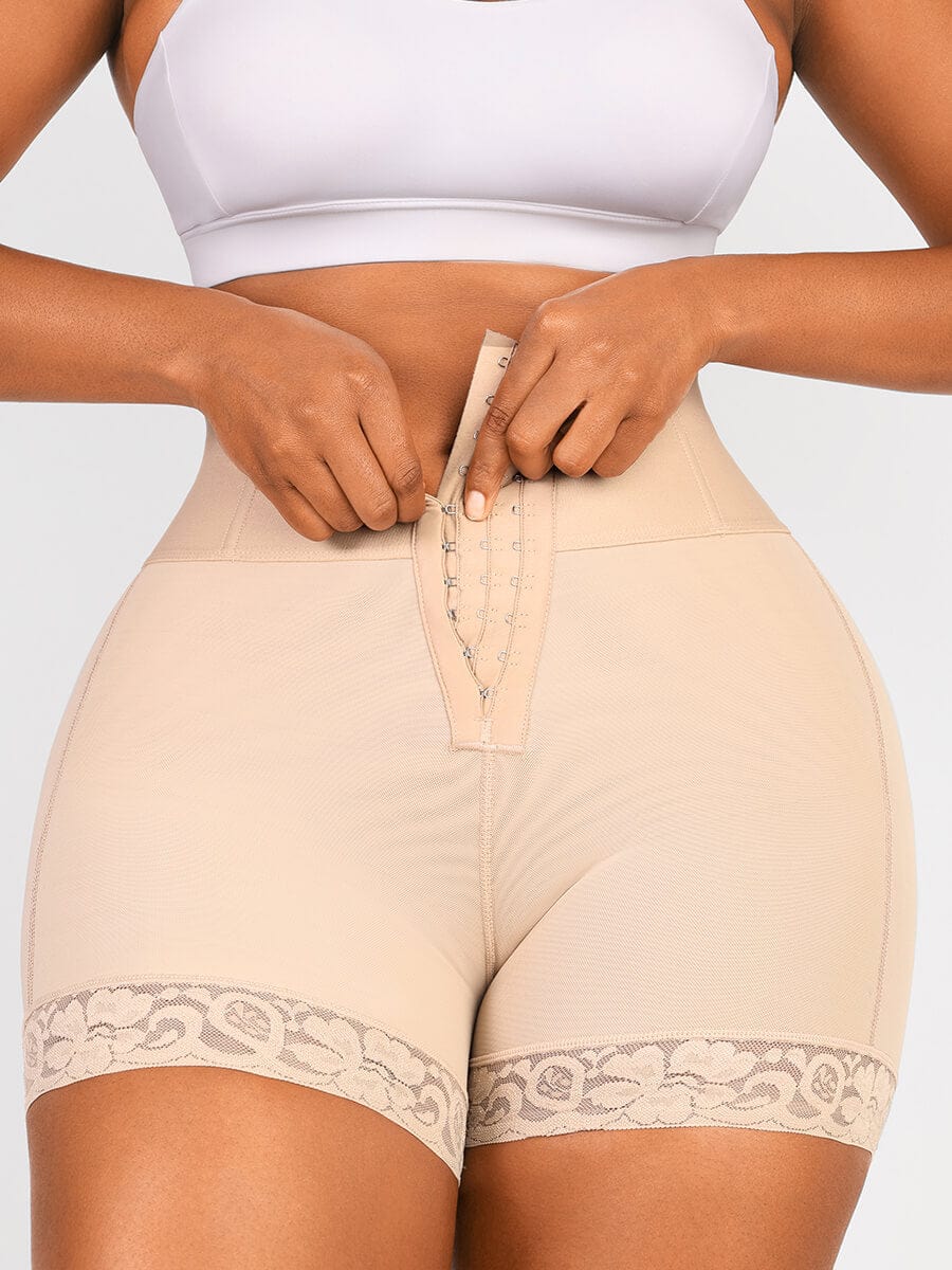  Butt Lifter Tummy Control Middle Waisted Mid Thigh Shaper Shorts