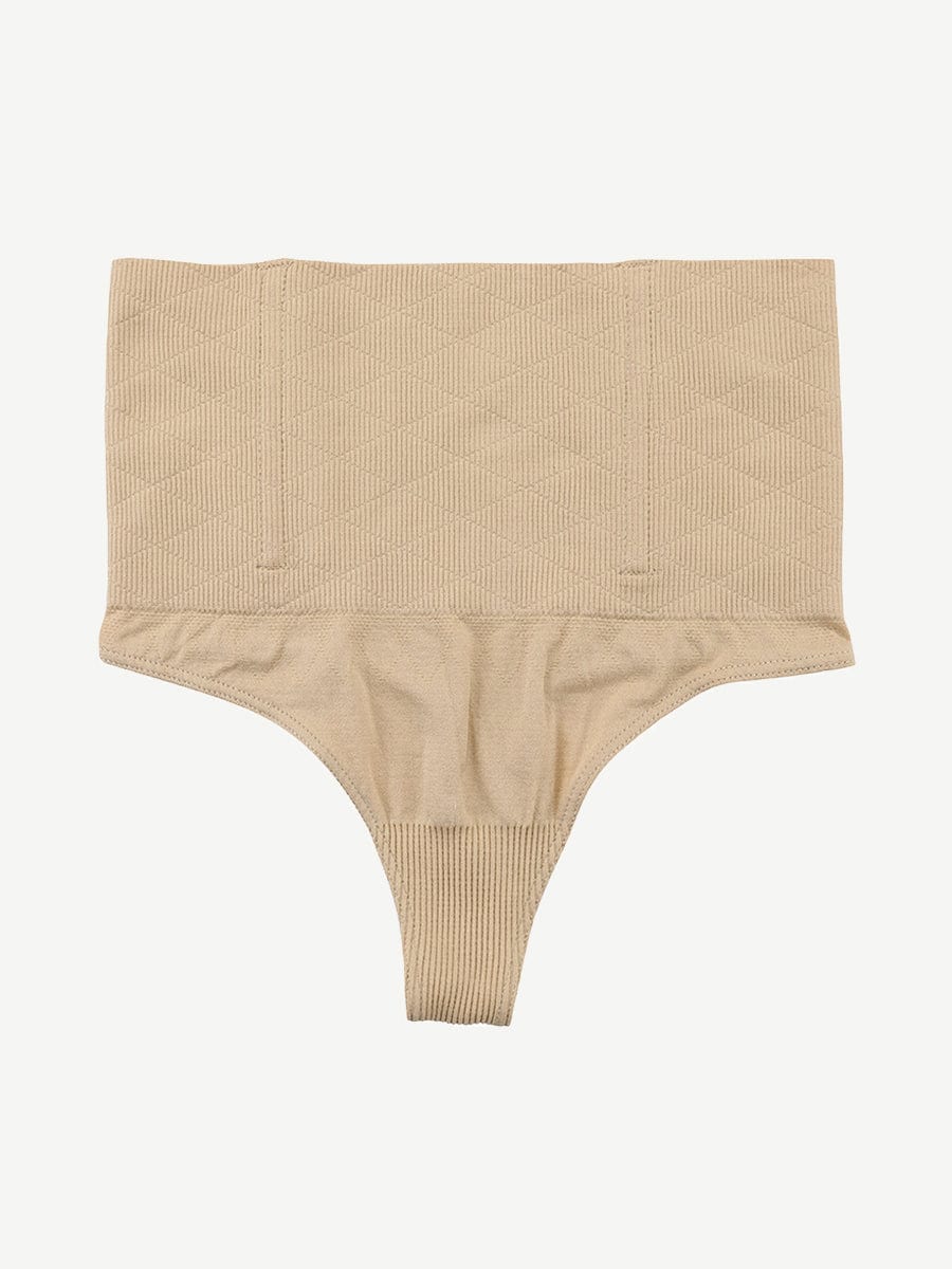  Seamless Instant Smooth 4 Steel Bones Shapewear Thong Natural Shaping