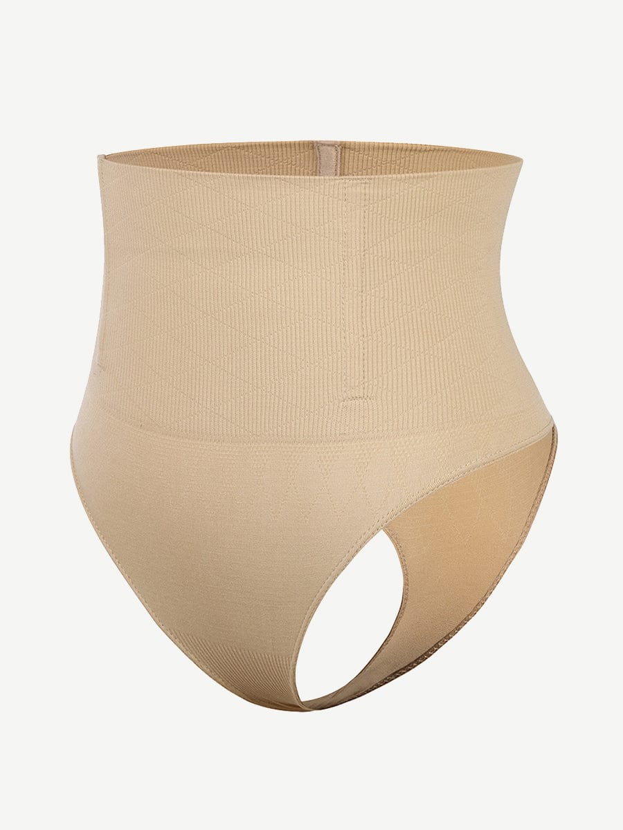  Seamless Instant Smooth 4 Steel Bones Shapewear Thong Natural Shaping