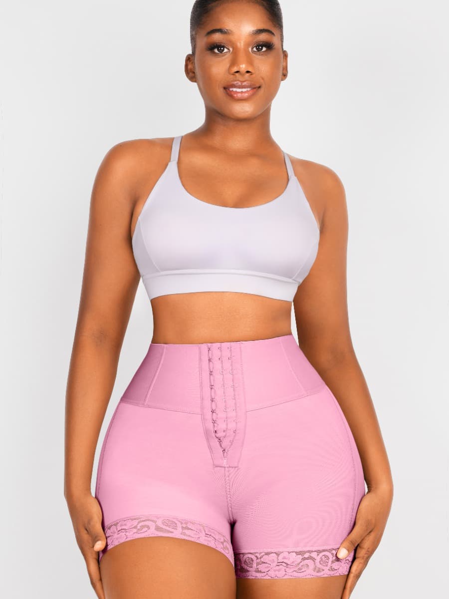 Butt Lifter Tummy Control Middle Waisted Mid Thigh Shaper Shorts