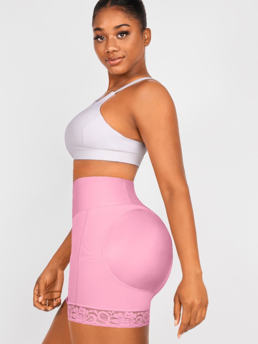  Butt Lifter Tummy Control Middle Waisted Mid Thigh Shaper Shorts