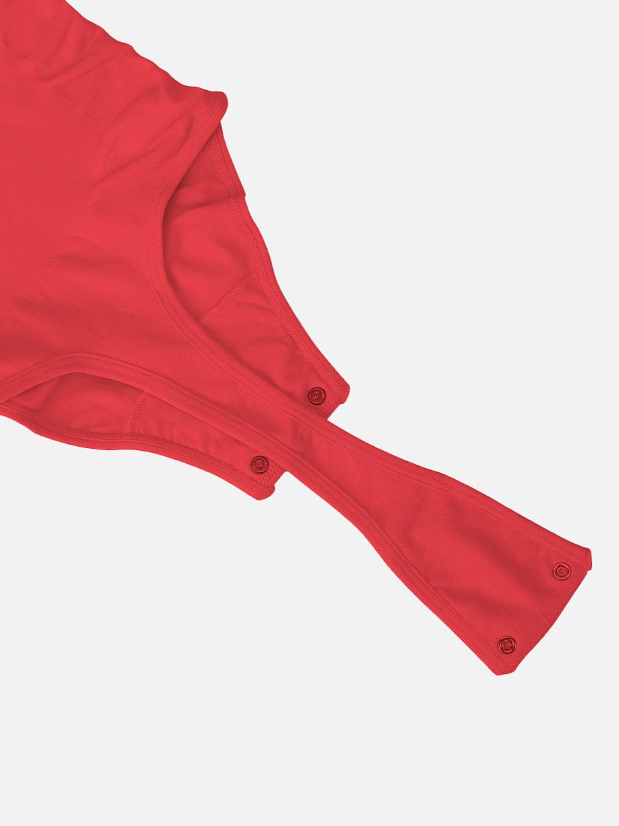  Seamless Covered Bust Jumpsuit Thong Bodysuit