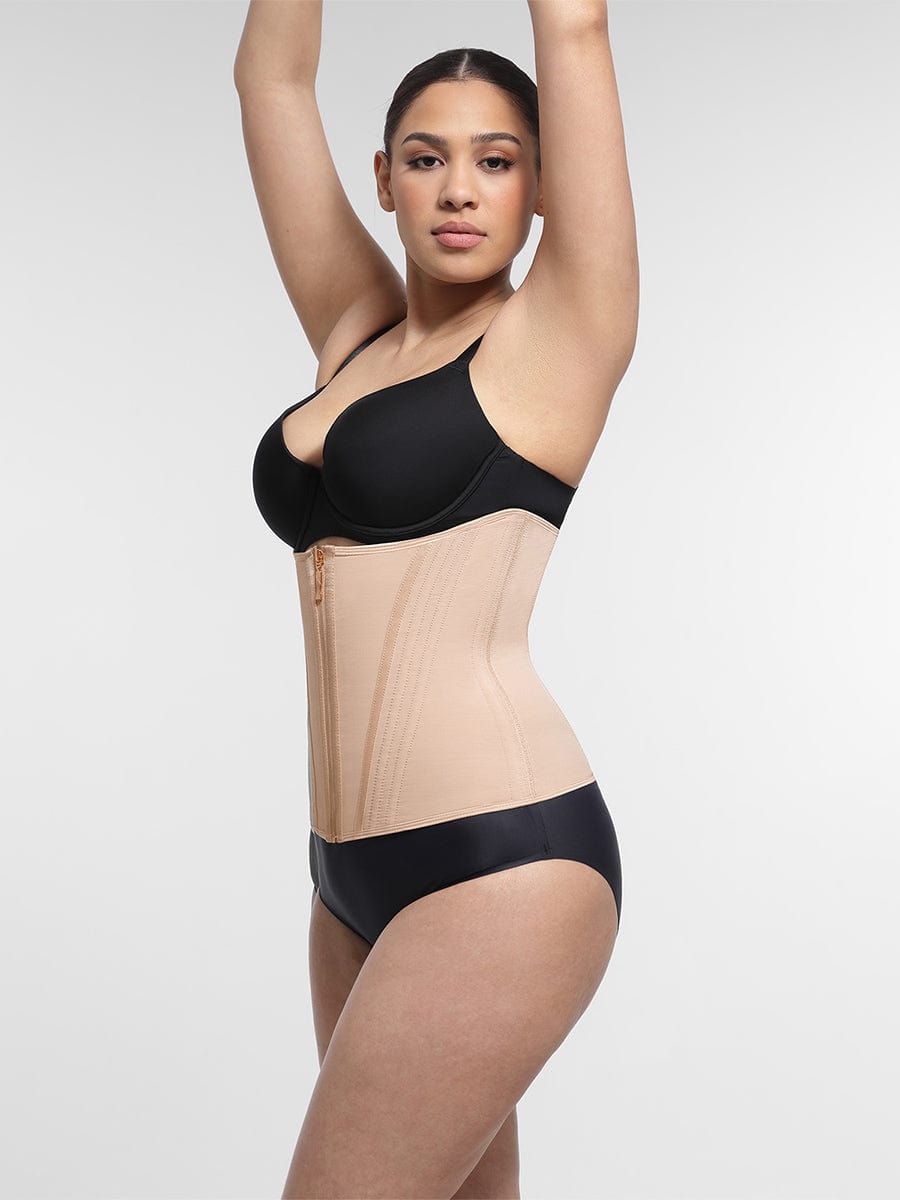  High Compression 15 Built-in Steel Bone Tummy Control Waist Trainer