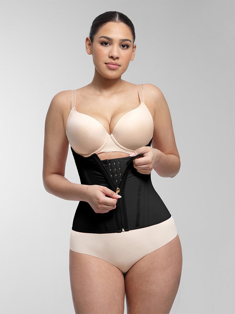  High Compression 15 Built-in Steel Bone Tummy Control Waist Trainer