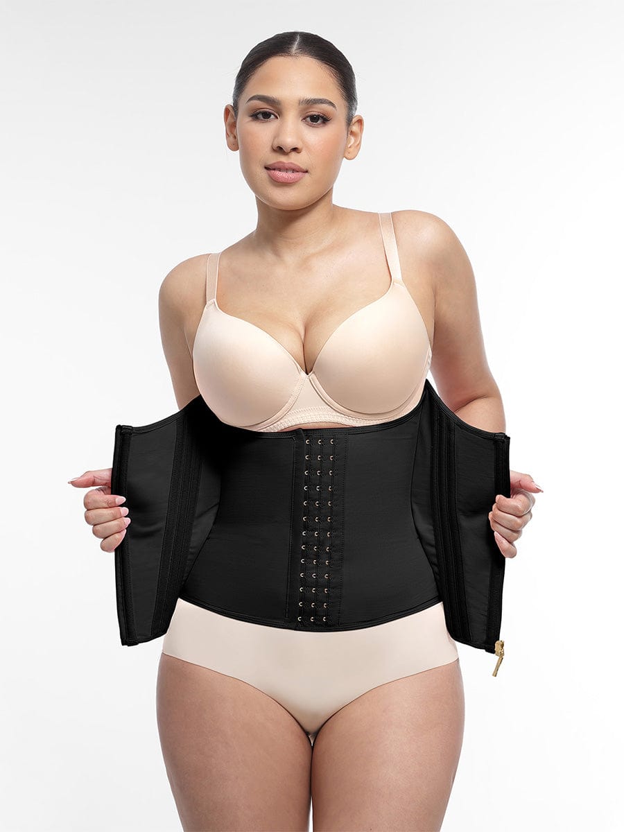  High Compression 15 Built-in Steel Bone Tummy Control Waist Trainer