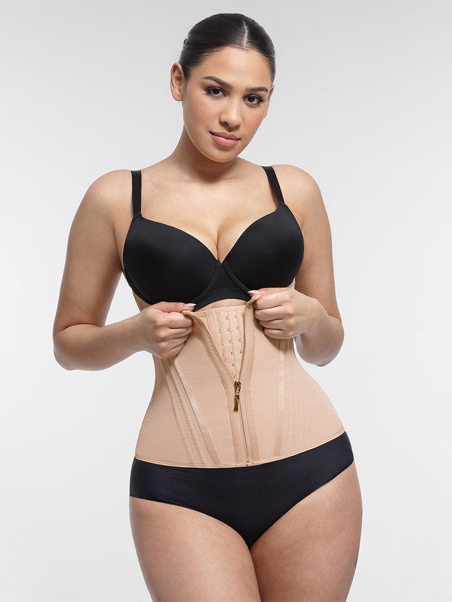  High Compression 15 Built-in Steel Bone Tummy Control Waist Trainer