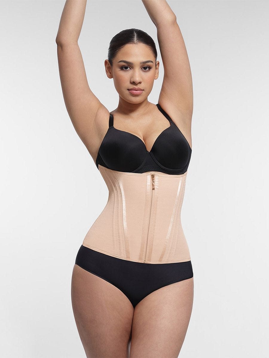  High Compression 15 Built-in Steel Bone Tummy Control Waist Trainer