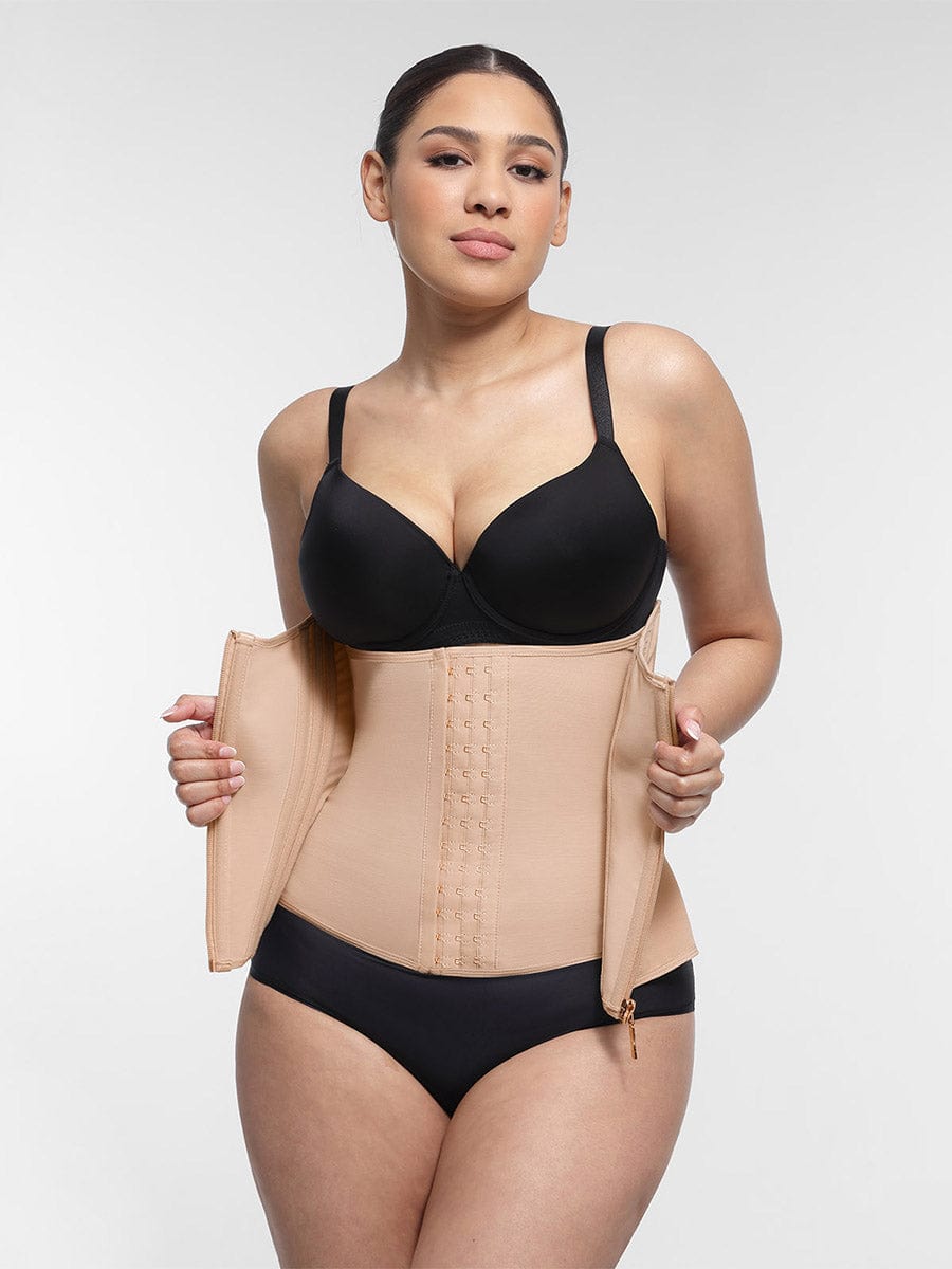  High Compression 15 Built-in Steel Bone Tummy Control Waist Trainer