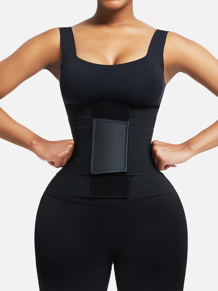  Sauna Waist Trainer 5 Steel Bone High-Compression