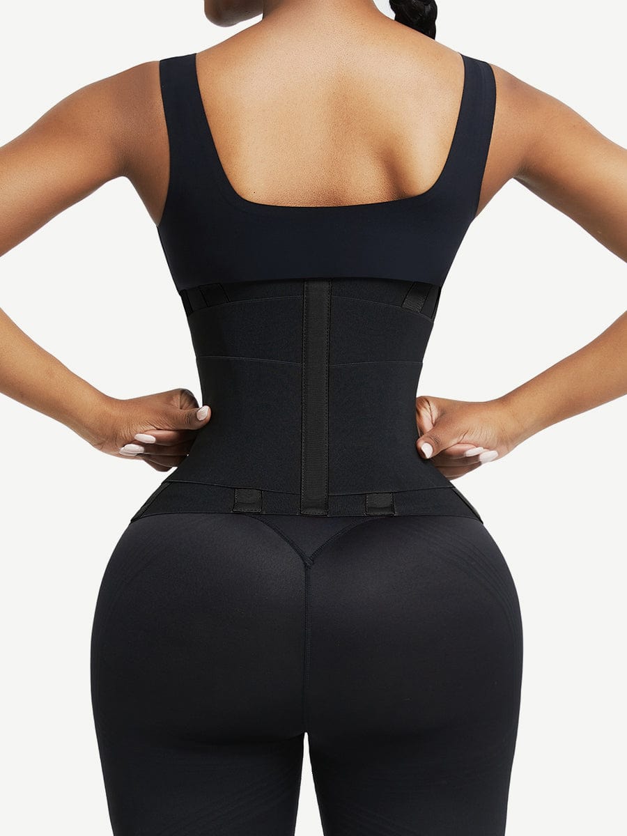  Sauna Waist Trainer 5 Steel Bone High-Compression